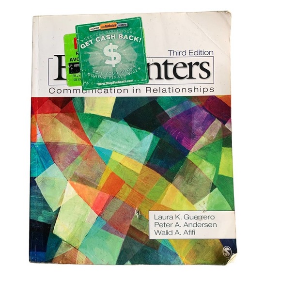 Close Encounters: Communication in Relationships 3th Edition Paperback Text Book - Picture 1 of 4